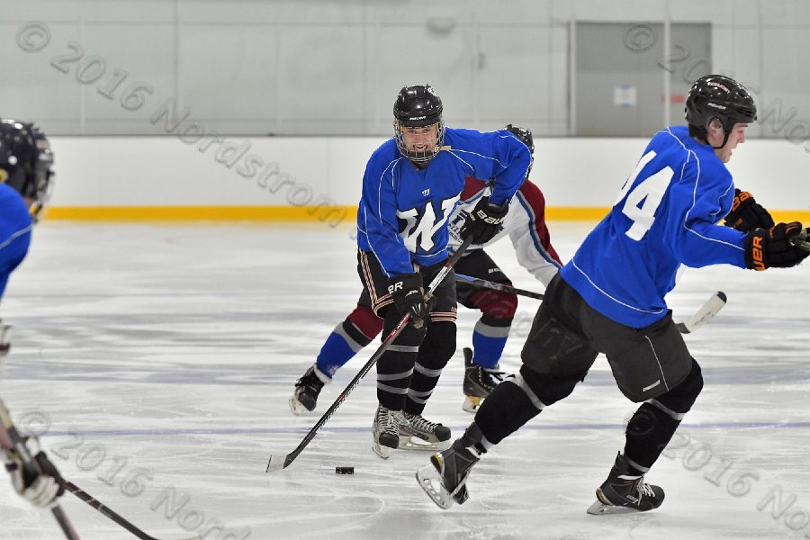 Wheaton College Men\'s Ice Hockey vs Middlesex Community College. - Photo By: KEITH NORDSTROM